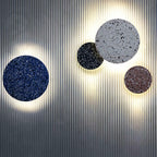 Nordic Terrazzo Wall Light – Scandinavian Marble Wall Lamp | Modern Hallway Lighting | Minimalist Interior Elegance