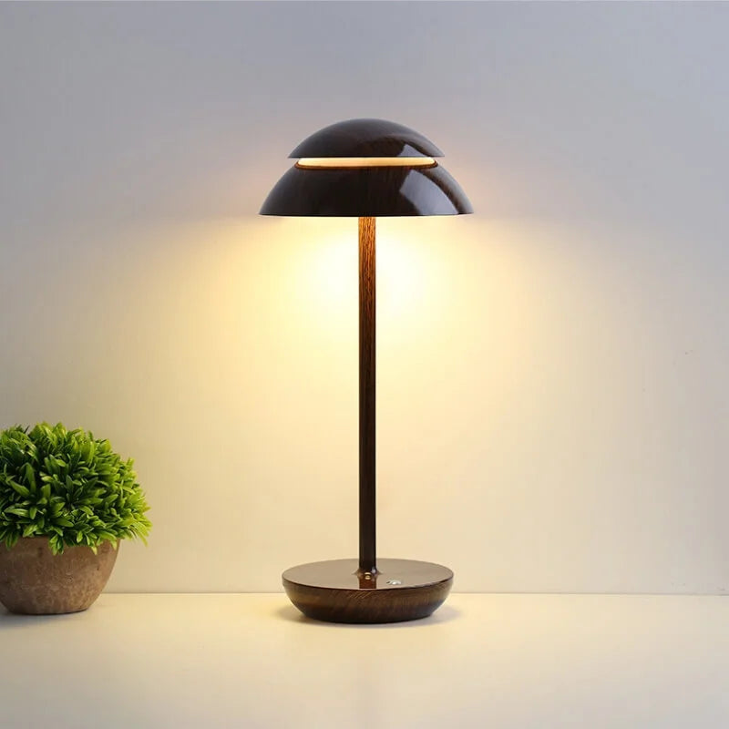 NordAura Rechargeable Table Lamp – Cordless Scandinavian LED Light | Dimmable Designer Ambient Lighting