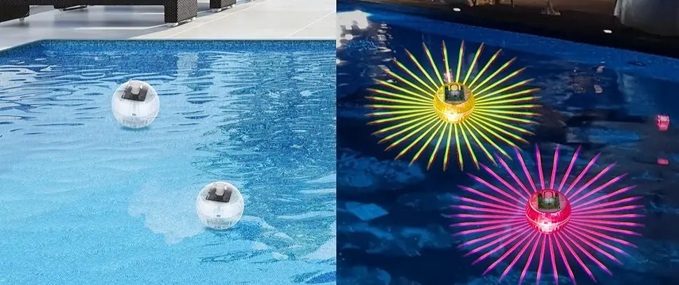 LumiWave Solar Floating Pool Light – RGB Waterproof Garden & Pool Lamp | Colour-Changing Outdoor Ambience