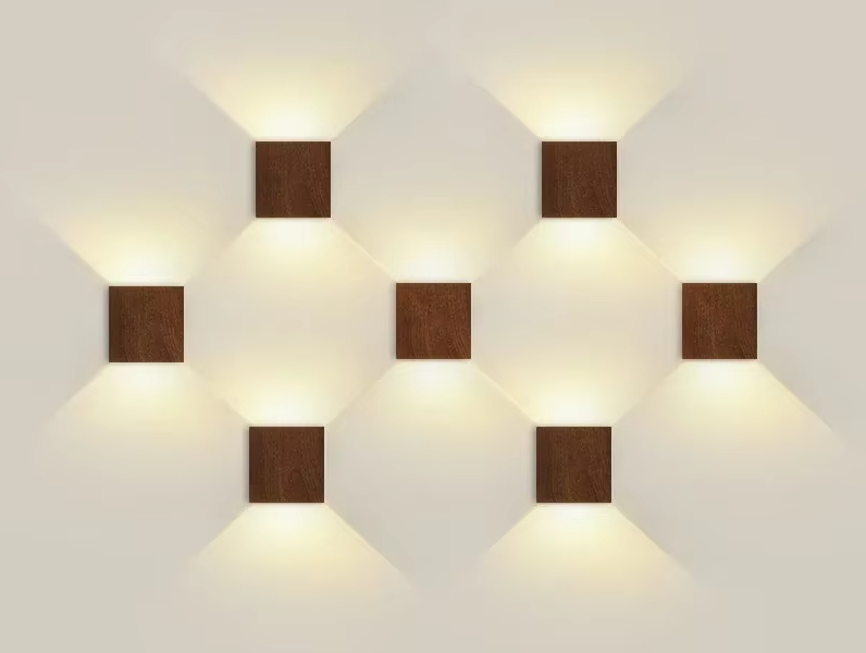 Nordwood Glow Wall Light – Wooden LED Wall Lamp | Scandinavian Up & Down Lighting | Japandi Interior Design