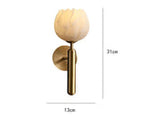 Rosé Marble Wall Light – Luxury Floral Sconce | Elegant Romantic Accent Lighting