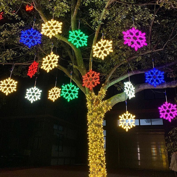 Waterproof Christmas LED Snowflake Light – Outdoor Festive Decoration | IP65 LED Snowflake Lighting