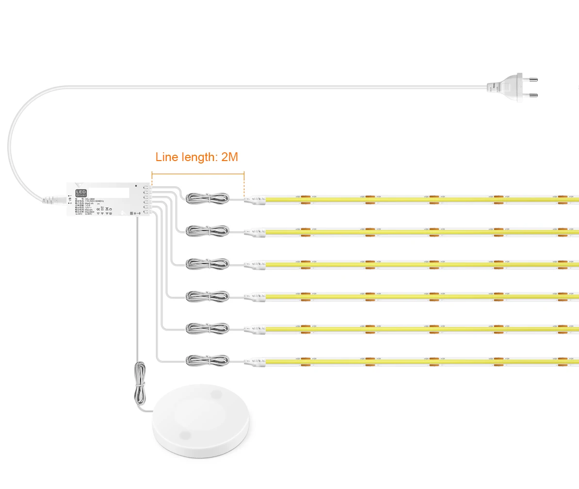 AcoustiGlow LED Wall Light – Dimmable Acoustic Panel Lighting | Modern COB Ambient Wall Lamp