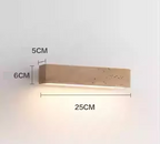Zenora Stone Wall Light – Wabi-Sabi LED Wall Lamp | Natural Stone Ambient Lighting | Japandi Interior Elegance
