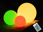 Chromora LED Light Sphere – Rechargeable RGB Garden Lamp | Waterproof Decorative Lighting for Indoor & Outdoor Spaces
