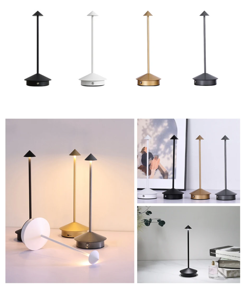 LumaTouch – Rechargeable LED Table Lamp with Stepless Dimming