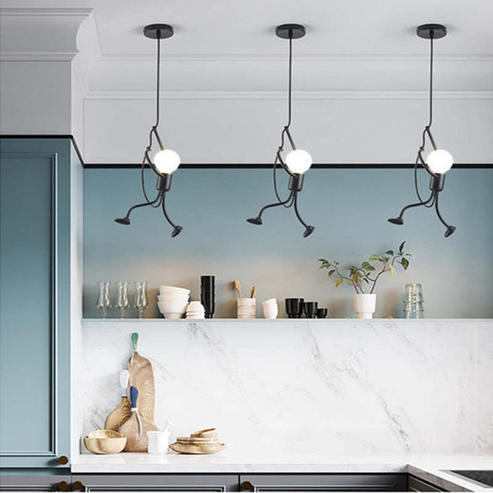 Doll Pendant Light – Playful Character Hanging Lamp | Fun Decorative Lighting for Creative Interiors