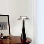 LumiCrystal Rechargeable Table Lamp – Cordless Dimmable LED Light | Crystal-Inspired Ambient Lighting