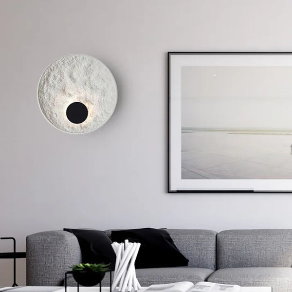 LunaSphere LED Wall Light – Modern Moon Globe Sconce | Contemporary Ambient Lighting