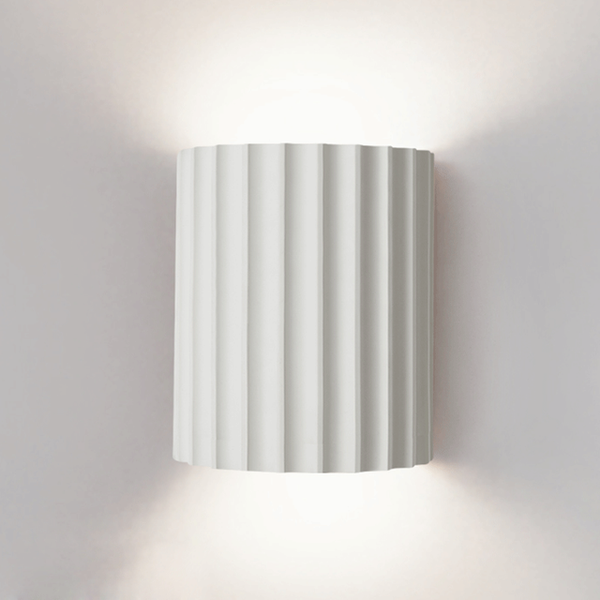WaveForm Resin Wall Light – Modern Up & Down Lighting | Contemporary Designer Sconce