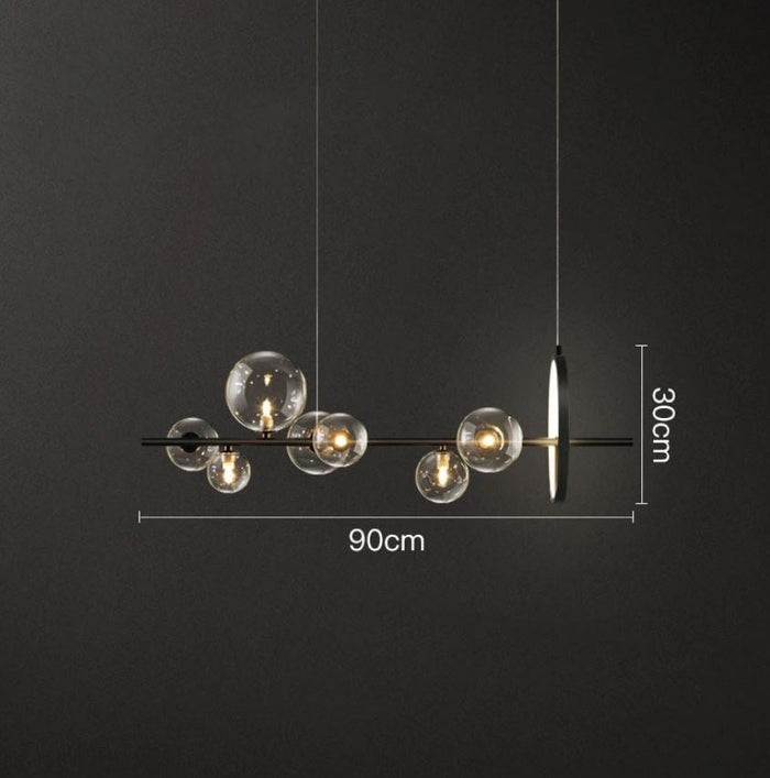 Bubble Glass Chandelier – Modern Artistic Ceiling Light | Sculptural Ambient Interior Lighting