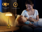 LumiVintage 3000 – Retro LED Table Lamp with Touch Dimming & Rechargeable Battery