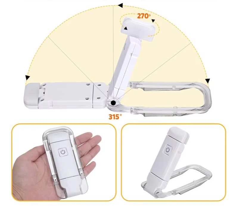 Novalume Reading Light – Portable Rechargeable LED Book Lamp | Eye-Friendly Adjustable Reading Light