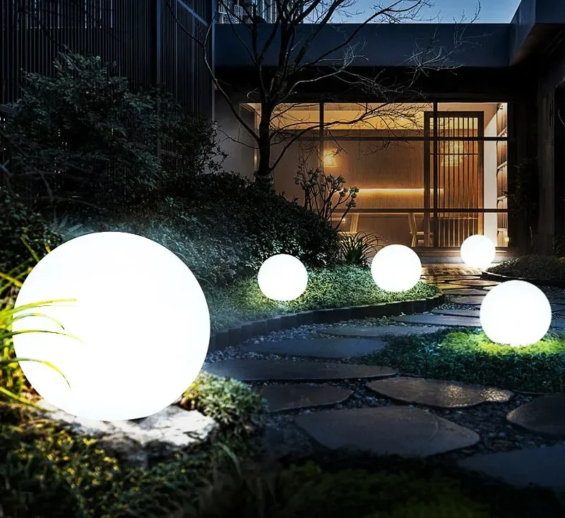 Chromora LED Light Sphere – Rechargeable RGB Garden Lamp | Waterproof Decorative Lighting for Indoor & Outdoor Spaces