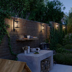 Ferda Outdoor Wall Light – Modern Exterior Wall Lamp with Glass Diffuser