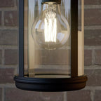 Ferda Outdoor Wall Light – Modern Exterior Wall Lamp with Glass Diffuser
