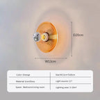 Riviera Glass Wall Light – Vintage-Inspired LED Wall Lamp | Ripple Glass Ambient Lighting | Timeless Interior Elegance
