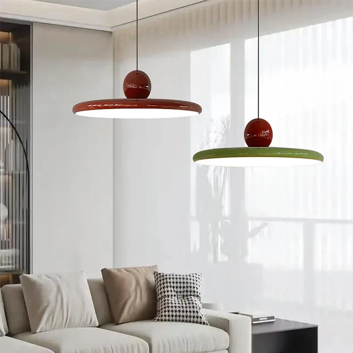 Bauhaus UFO Pendant Light – Scandinavian LED Ceiling Lamp | Modern Artistic Interior Lighting
