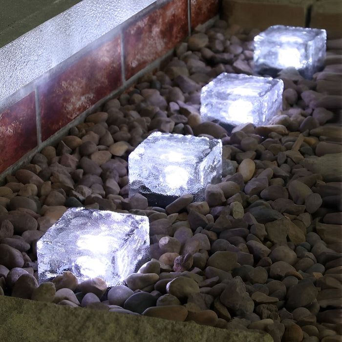 Square Solar Lamp – Decorative Solar Outdoor Light | Compact LED Garden & Patio Lighting