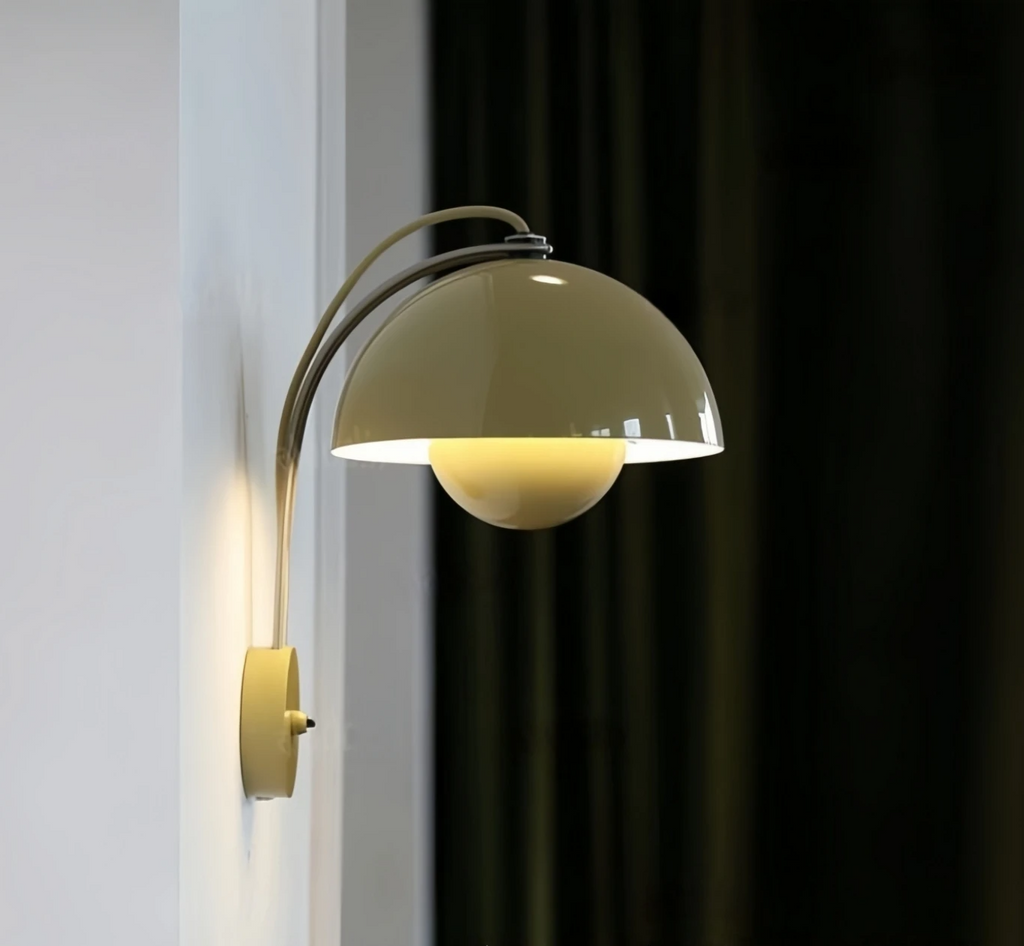 Nordic Bud LED Wall Light – Contemporary E26 Wall Lamp | Soft Ambient Lighting | Modern Interior Accent