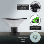 Waterproof Solar Pillar Light – Outdoor LED Post Light | IP65 Solar Garden & Fence Lighting