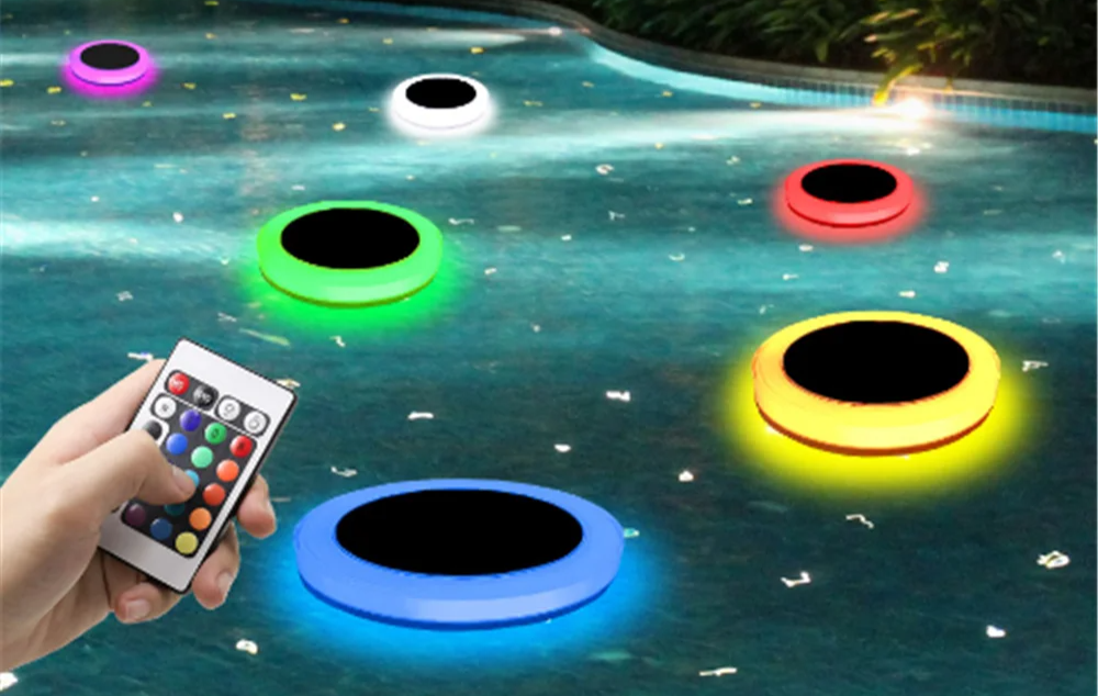 AquaOrb Solar Floating Pool Light – RGB Waterproof LED Sphere with App & Remote Control | Smart Outdoor Mood Lighting