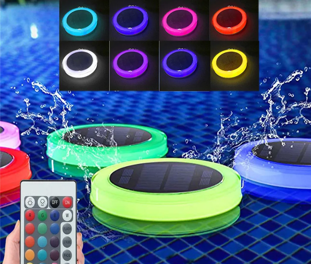 AquaOrb Solar Floating Pool Light – RGB Waterproof LED Sphere with App & Remote Control | Smart Outdoor Mood Lighting