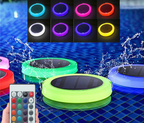 AquaOrb Solar Floating Pool Light – RGB Waterproof LED Sphere with App & Remote Control | Smart Outdoor Mood Lighting
