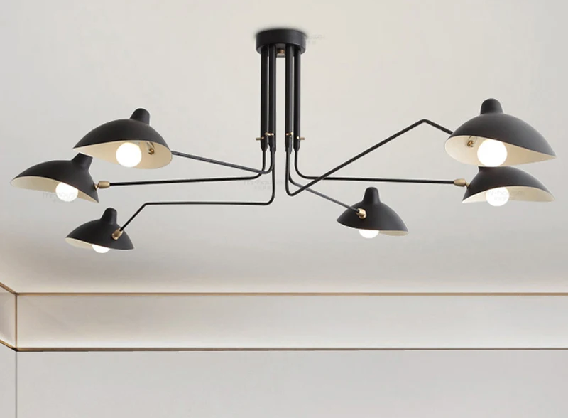Ironova Rotating Ceiling Light – Industrial Multi-Head Pendant Lamp | Modern Loft Lighting for Contemporary Interiors