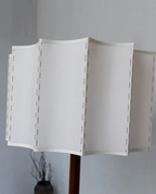 HikariWood Floor Lamp – Wabi-Sabi Wooden Standing Light | Japandi Ambient LED Lighting for Modern Interiors