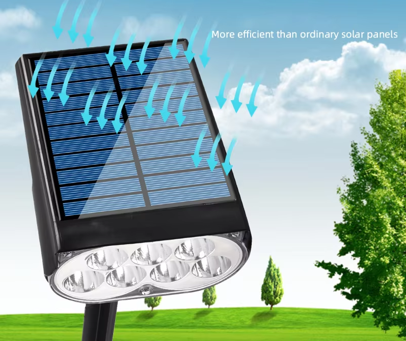 SOLARFORCE 7LED Adjustable Solar Spotlight – IP65 Waterproof Outdoor Garden Light