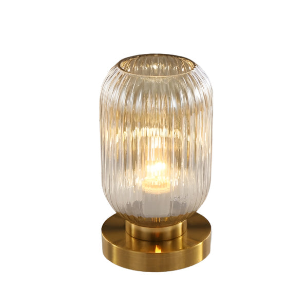 AuroraGlass Table Lamp – Modern Glass Accent Light | Scandinavian Designer Lighting for Elegant Interiors