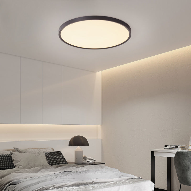 Waterproof LED Ceiling Light – Ultra Slim Flush Mount Lamp | Modern Bathroom Interior Lighting