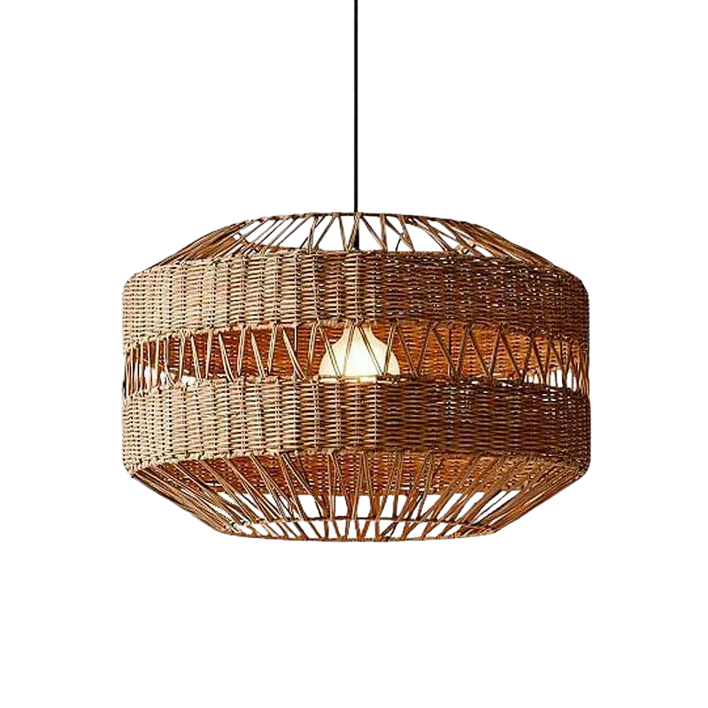 Luxury Bamboo Pendant Light – Handcrafted Natural Hanging Lamp | Warm Organic Interior Lighting