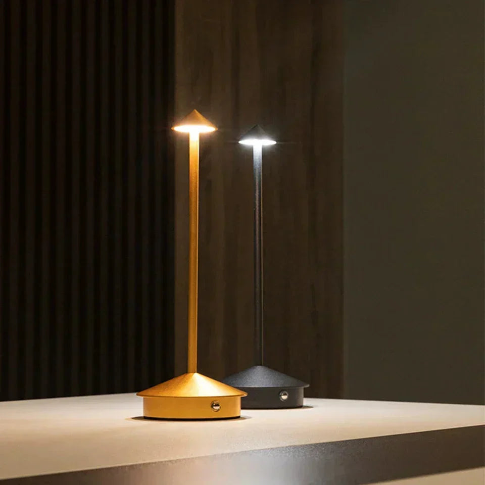 LumaTouch – Rechargeable LED Table Lamp with Stepless Dimming