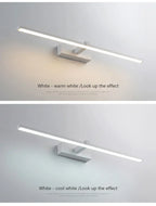 AuraLine LED Mirror Wall Light – Modern Bathroom Lighting | 3 Colour Temperature Vanity Lamp