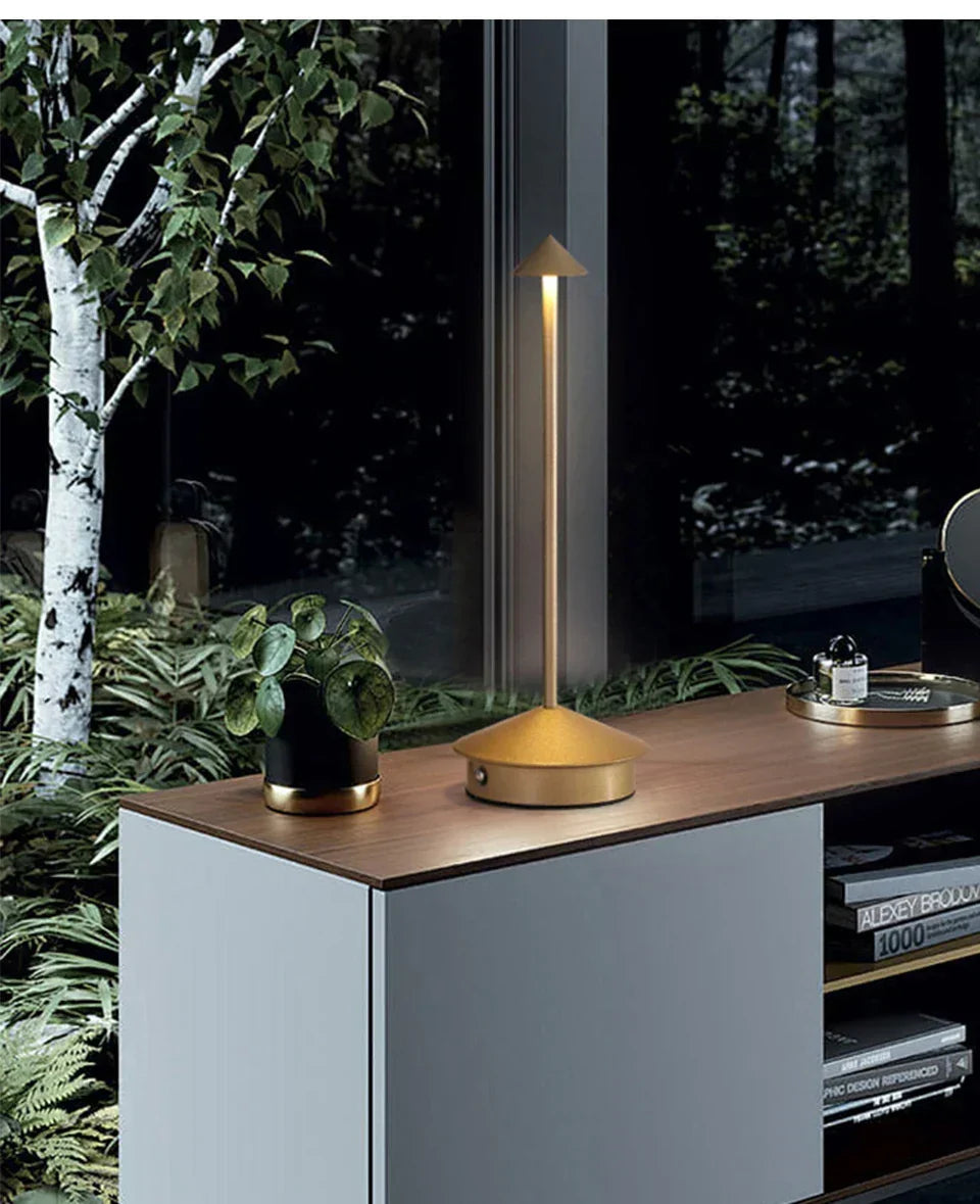 LumaTouch – Rechargeable LED Table Lamp with Stepless Dimming