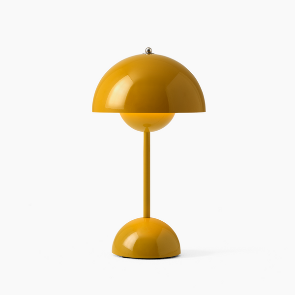 AuroraGlo LED Living Room Table Lamp – Wireless Designer Lighting with Timeless Scandinavian Style