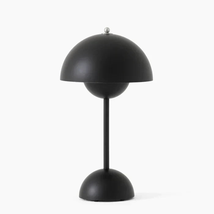 LunaForma Rechargeable Table Lamp – Cordless Designer LED Light | Retro-Inspired Ambient Lighting