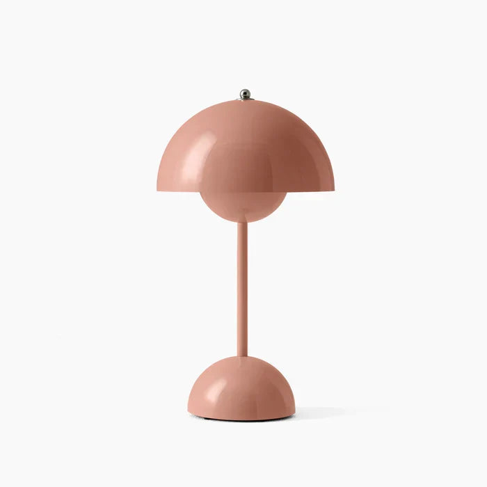 LunaForma Rechargeable Table Lamp – Cordless Designer LED Light | Retro-Inspired Ambient Lighting