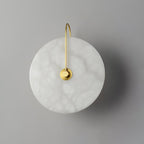 Soothing Alabaster LED Wall Light – Natural Elegance with Warm Ambient Glow