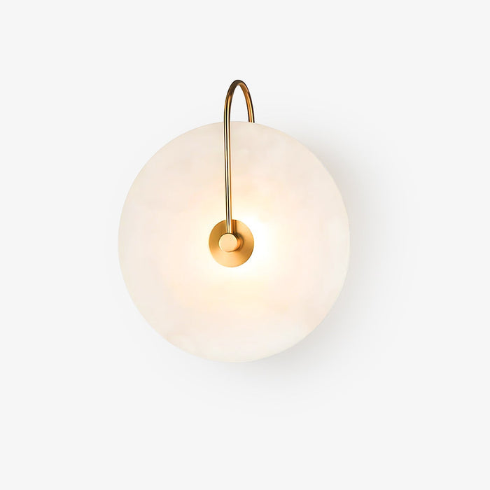 Soothing Alabaster LED Wall Light – Natural Elegance with Warm Ambient Glow