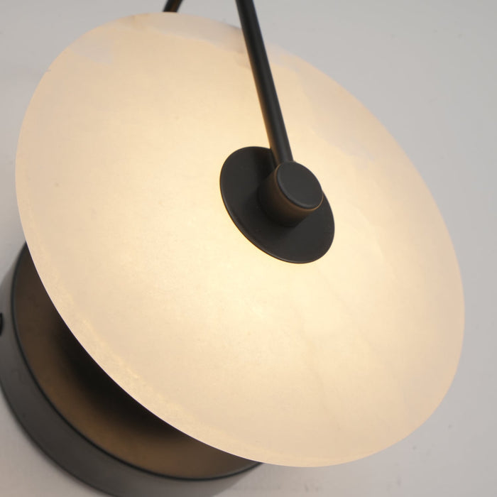 Soothing Alabaster LED Wall Light – Natural Elegance with Warm Ambient Glow