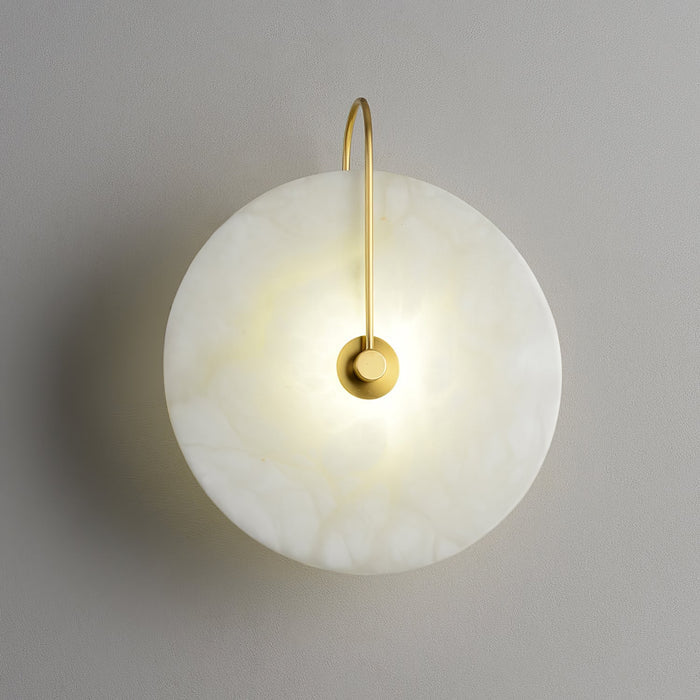 Soothing Alabaster LED Wall Light – Natural Elegance with Warm Ambient Glow