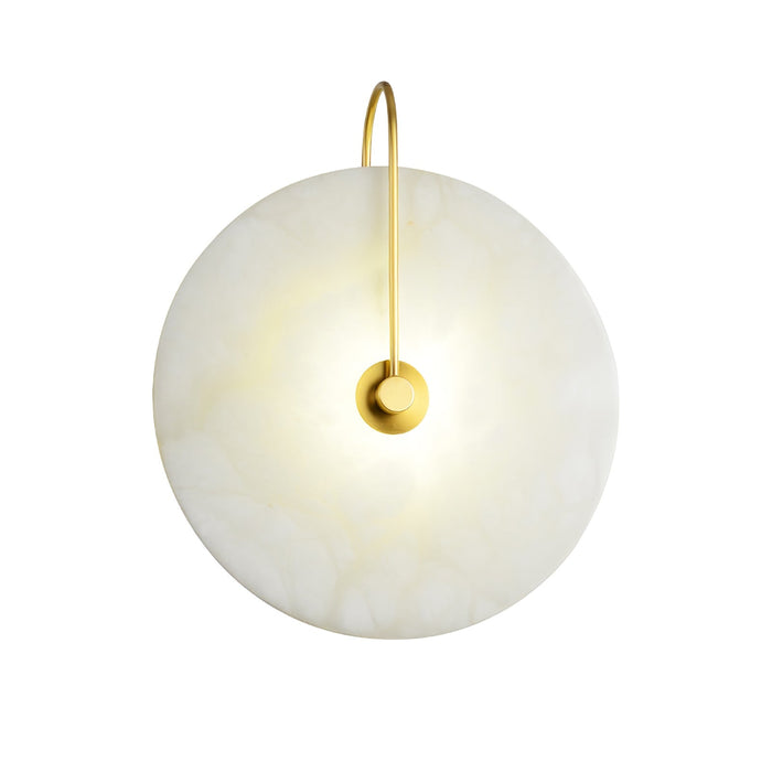 Soothing Alabaster LED Wall Light – Natural Elegance with Warm Ambient Glow