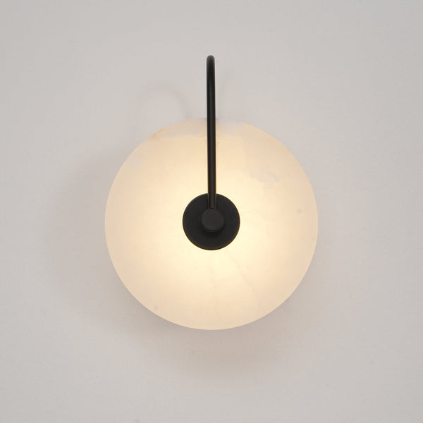 Luna Alabaster LED Wall Light – Luxury Stone Effect Sconce | Modern Ambient Lighting
