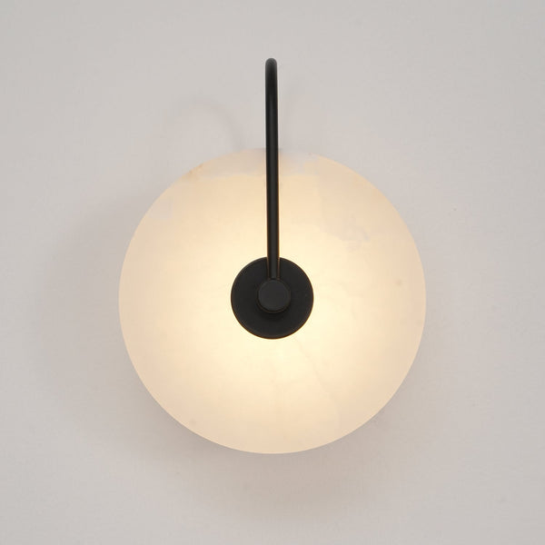Luna Alabaster LED Wall Light – Luxury Stone Effect Sconce | Modern Ambient Lighting