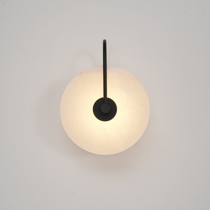 Soothing Alabaster LED Wall Light – Natural Elegance with Warm Ambient Glow