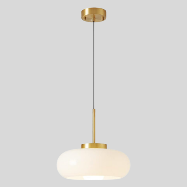 Copper & Glass Chandelier – Vintage Modern Ceiling Light | Elegant Ambient Interior Lighting