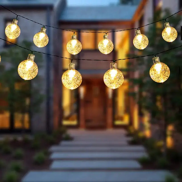 Solarite Solar LED String Lights – Waterproof Outdoor Fairy Lights | Solar Garden Lighting